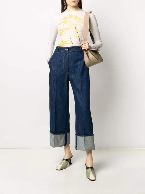 Patou Blue Denim Pants - Image 2