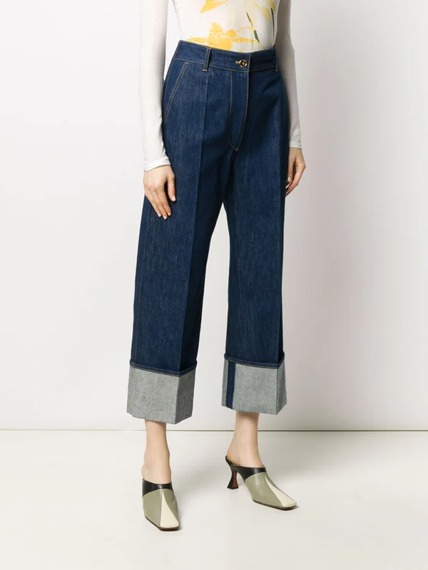 Patou Blue Denim Pants - Image 3