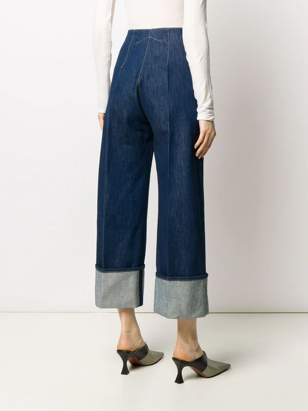 Patou Blue Denim Pants - Image 4