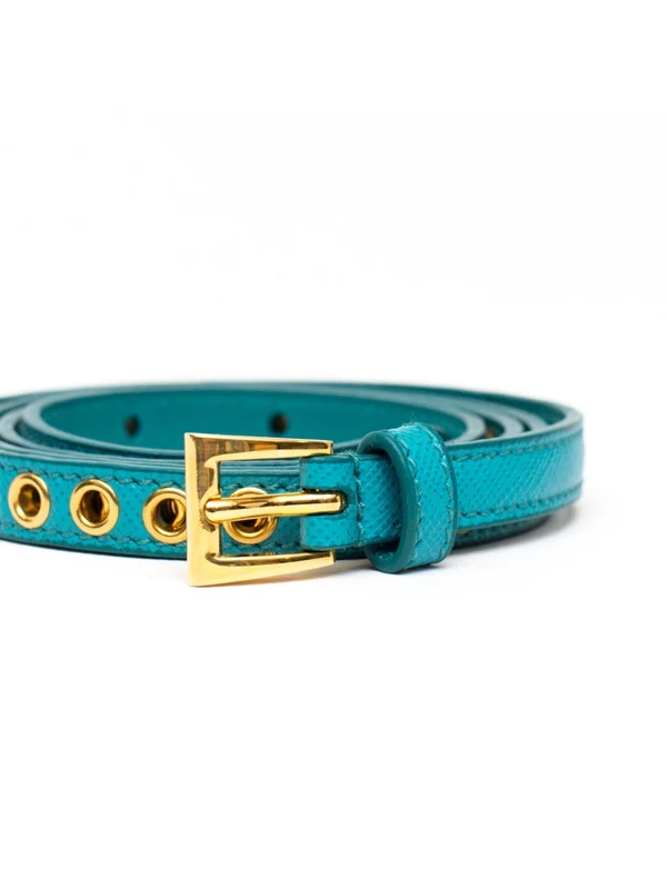 Prada Blue Leather Belts - Image 4