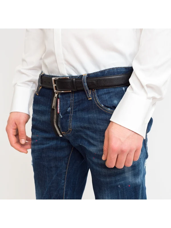 Prada Black Leather Belts - Image 3