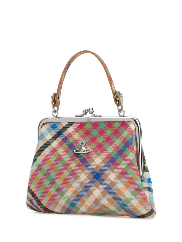 Vivienne Westwood Checked Tote Bags - Image 2