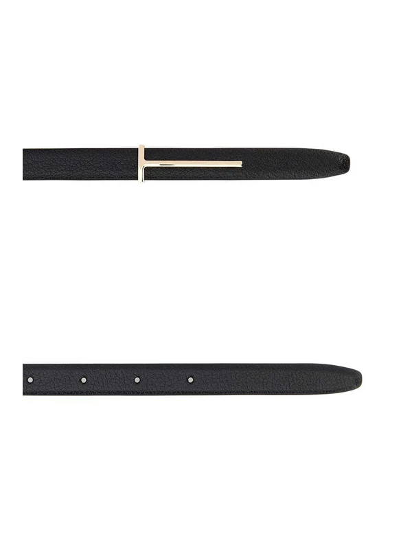 Tom Ford Black Leather Belts - Image 2
