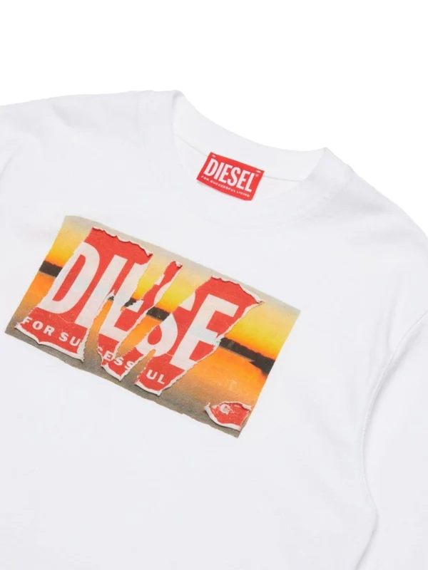 Diesel White Half Sleeve - Image 3