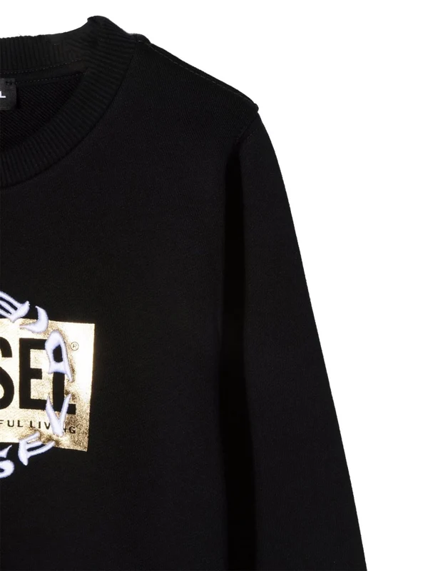 Diesel Black Sweatshirts - Image 3