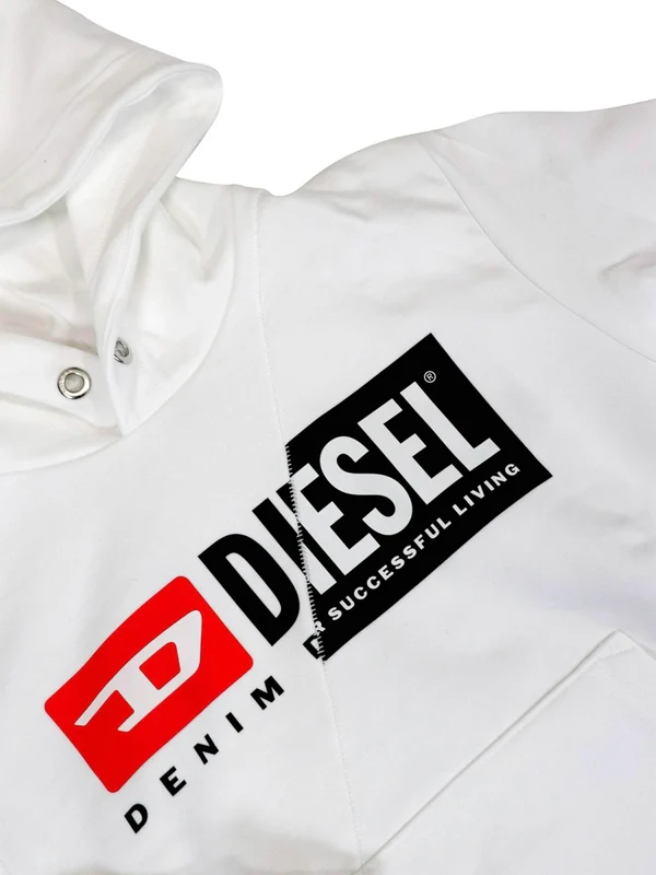 Diesel White Hoodies - Image 3