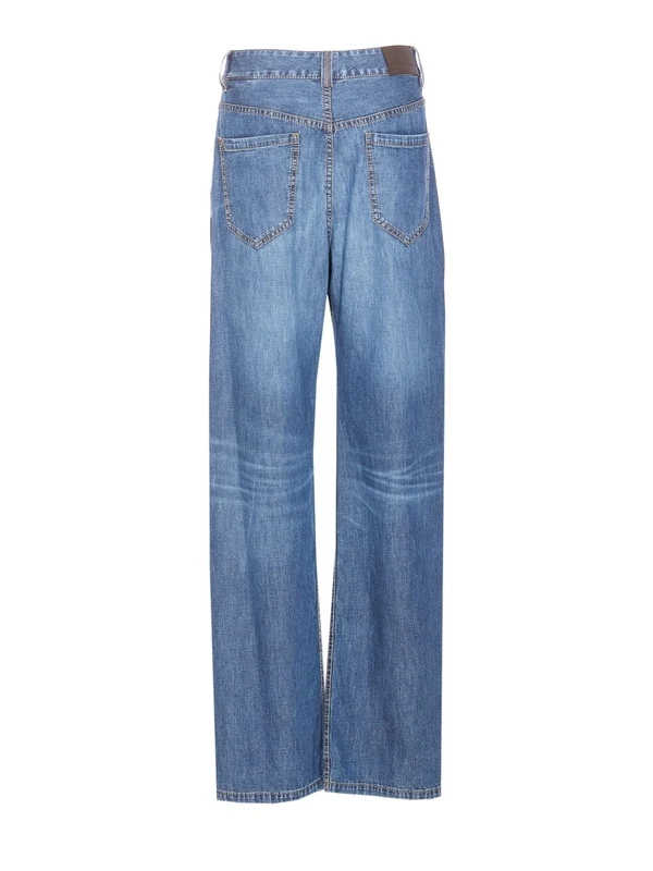 Brunello Cucinelli Blue Denim Pants - Image 2