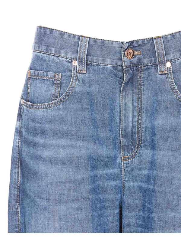 Brunello Cucinelli Blue Denim Pants - Image 4