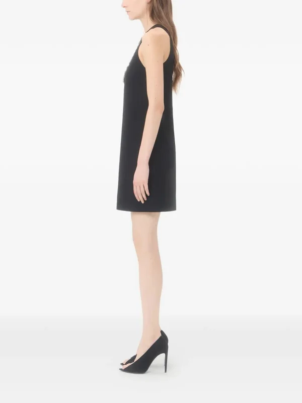 Valentino Black Mini Dress - Image 3