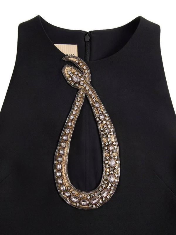 Valentino Black Mini Dress - Image 5
