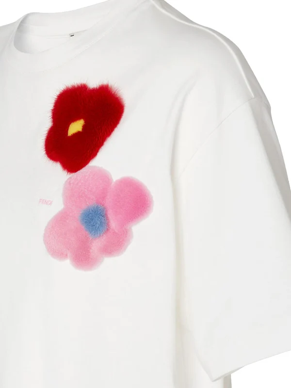 Fendi White Half Sleeve - Image 3