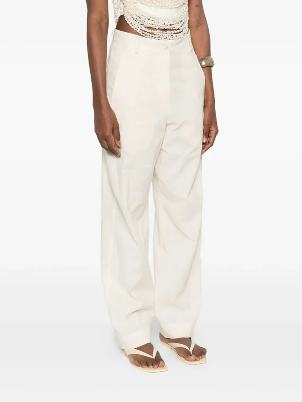 Dries Van Noten Beige Trousers - Image 3