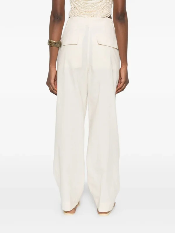 Dries Van Noten Beige Trousers - Image 4