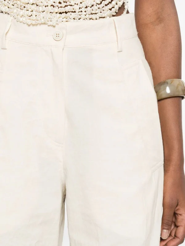 Dries Van Noten Beige Trousers - Image 5