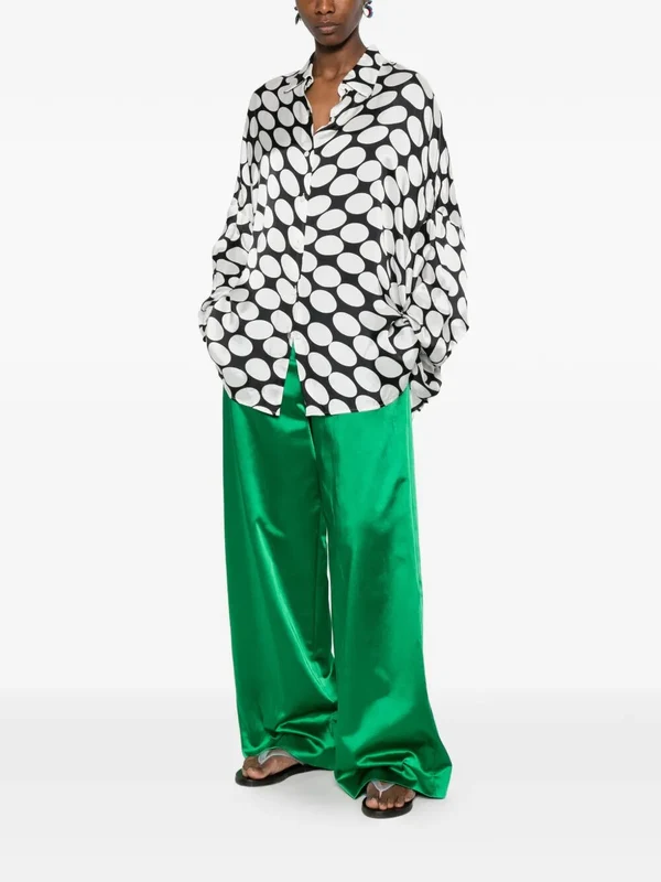 Dries Van Noten Black White Shirts & Blouses - Image 2