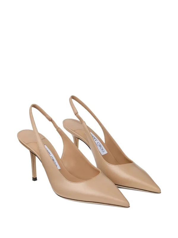 Jimmy Choo Beige Slingback Heels - Image 2