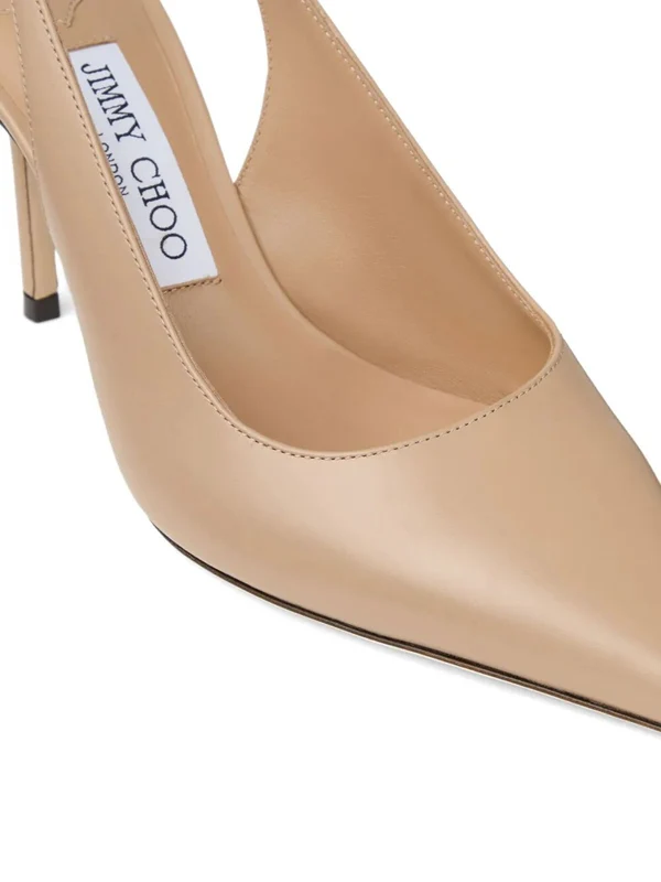 Jimmy Choo Beige Slingback Heels - Image 5
