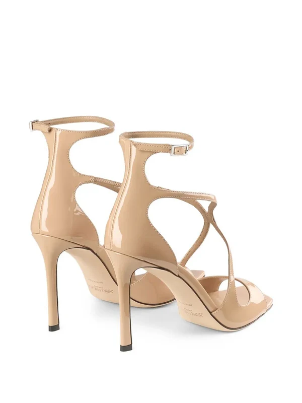 Jimmy Choo Beige Sandal Heels - Image 3