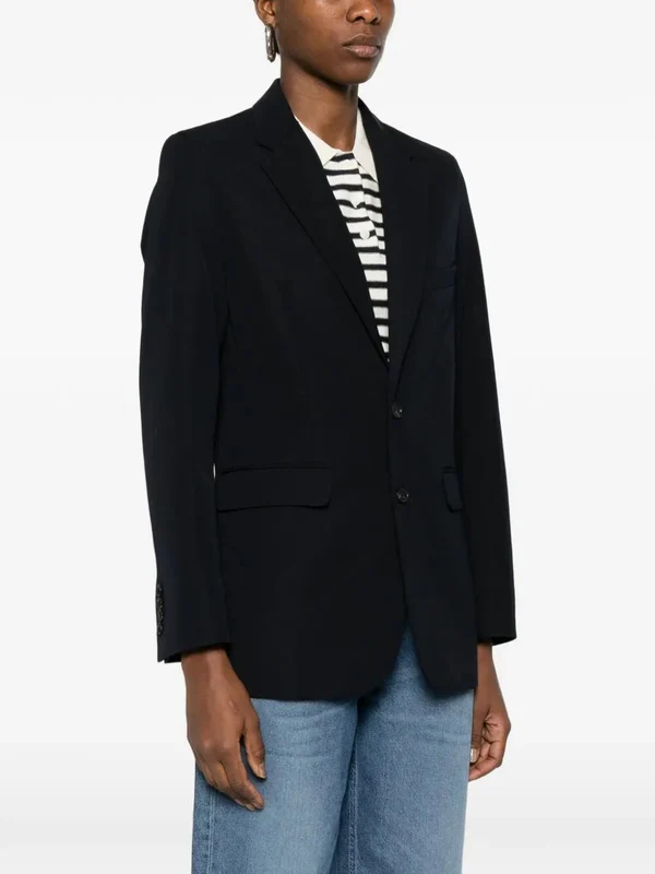 A.P.C. Navy Tailored Jackets - Image 4