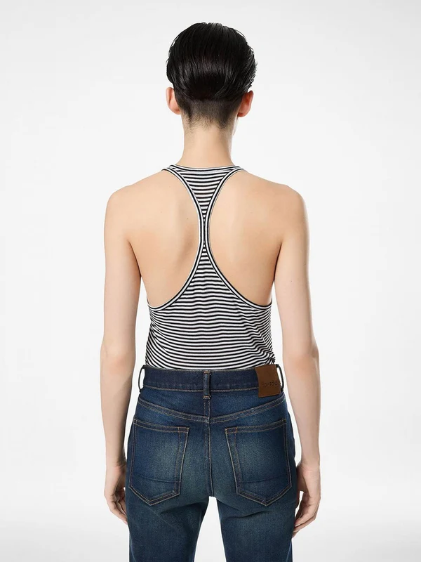 Tom Ford Black Striped Sleeveless - Image 3