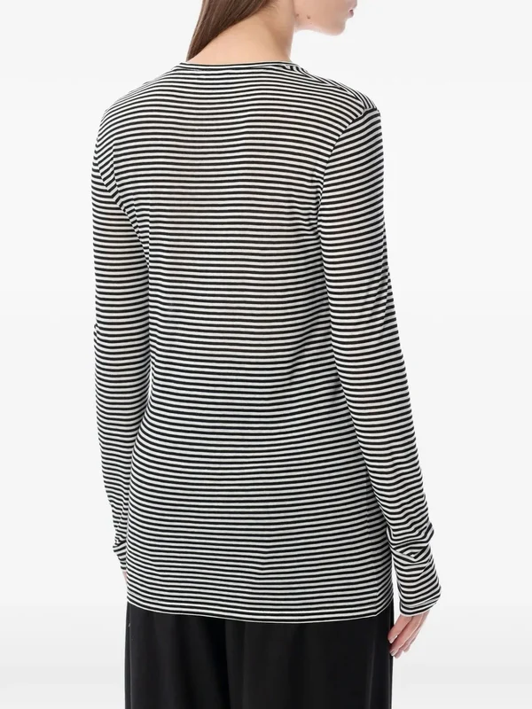 Tom Ford Black Striped Long Sleeve - Image 3