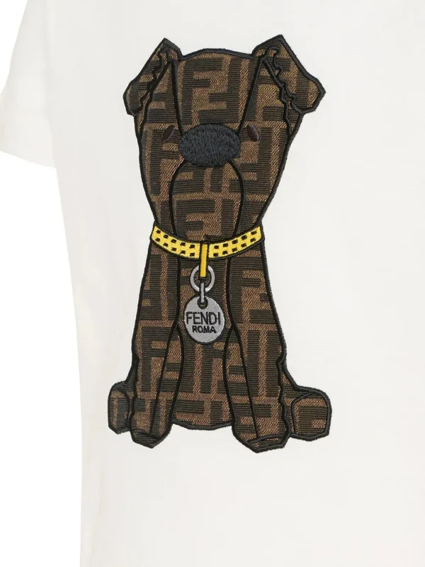 Fendi  White Half Sleeve - Image 3