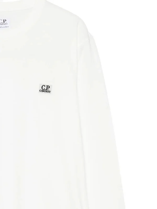 C.P. Company White Long Sleeve - Image 3