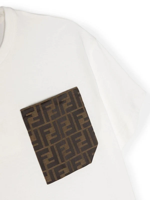 Fendi White Half Sleeve - Image 3