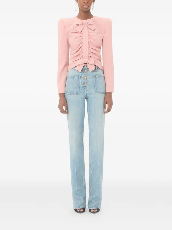 Valentino Blue Denim Pants - Image 2