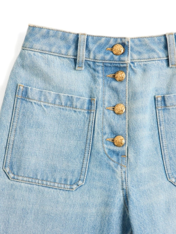 Valentino Blue Denim Pants - Image 6