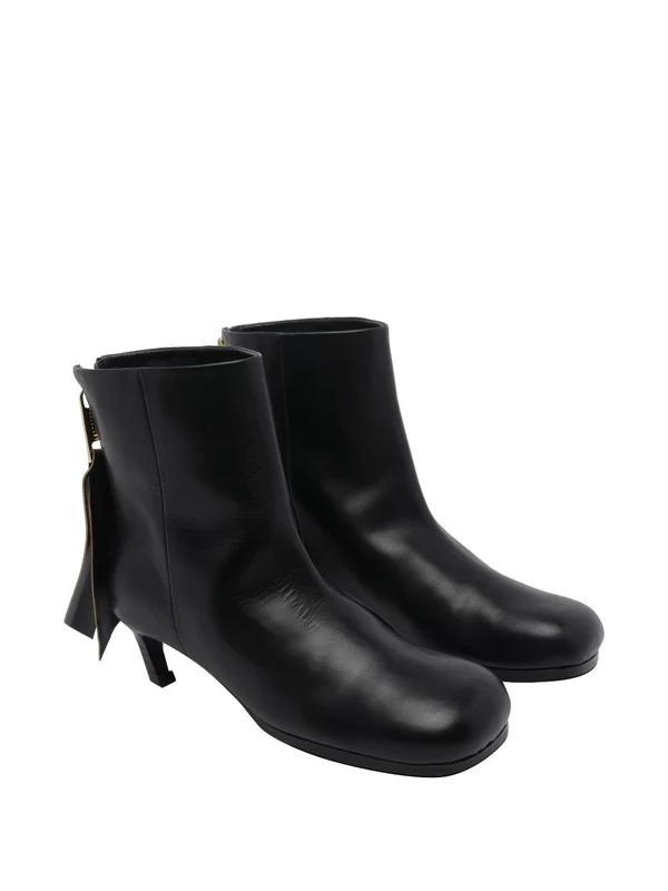 Sacai Black Ankle Boots - Image 2