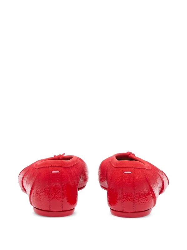 Maison Margiela Red Flat Shoes - Image 4