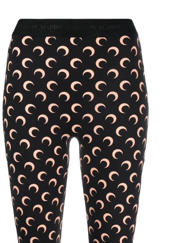 Marine Serre Black Leggings - Image 2
