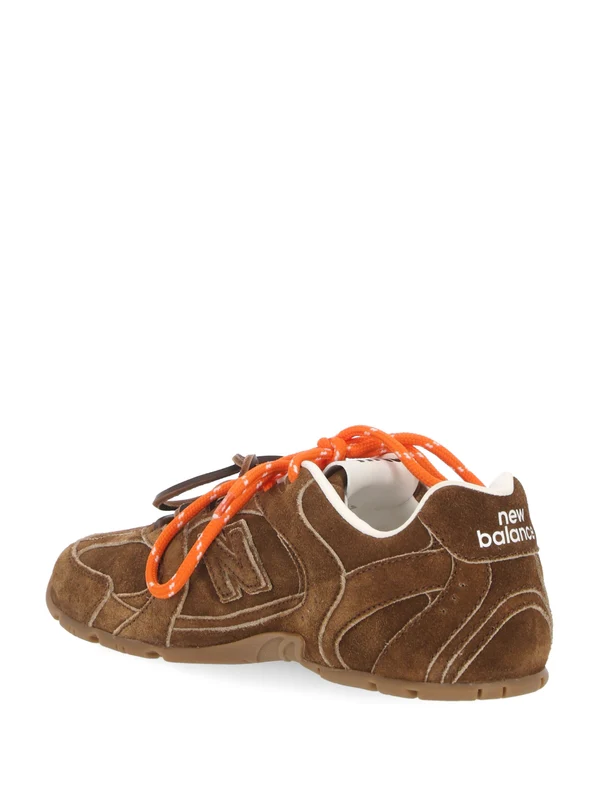 Miu Miu Brown Low Top Sneakers - Image 3