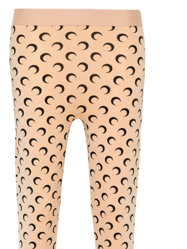 Marine Serre Beige Leggings - Image 2