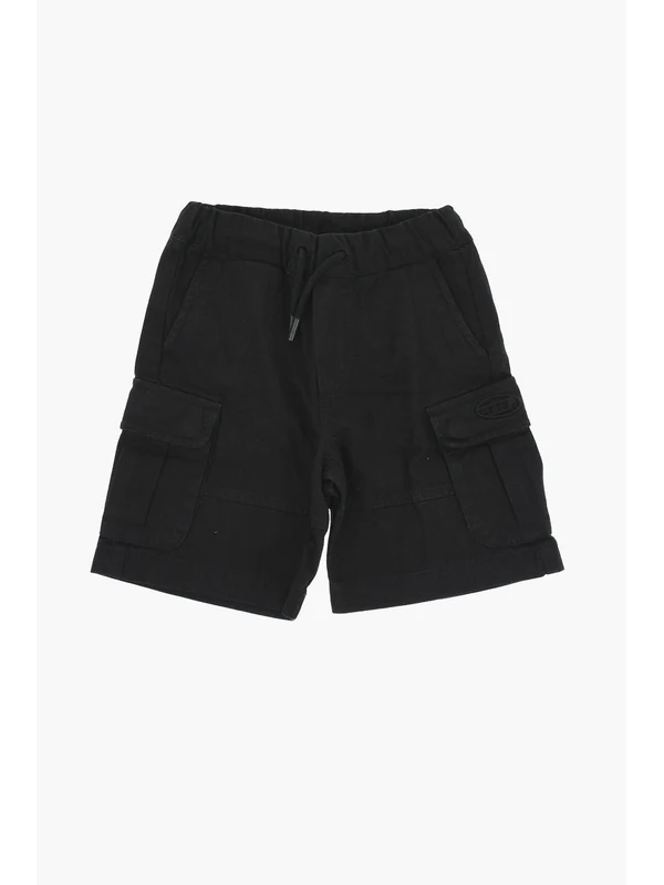Diesel Black Shorts - Image 2
