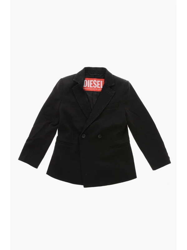 Diesel Kids Black Tailored Jackets - Image 2
