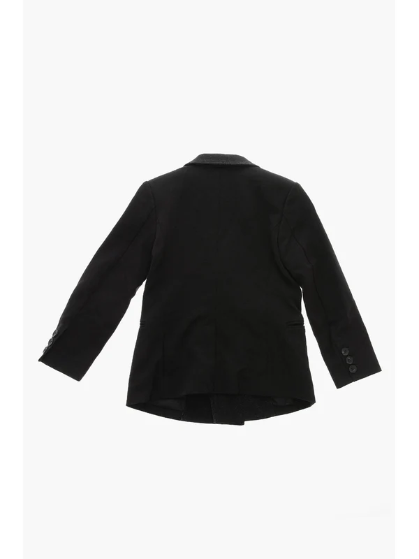 Diesel Kids Black Tailored Jackets - Image 4