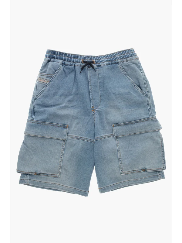 Diesel Blue Shorts - Image 2