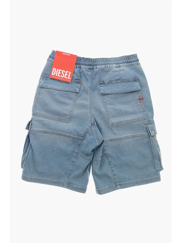Diesel Blue Shorts - Image 4