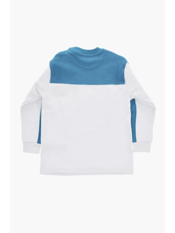 Diesel White Blue Half Sleeve - Image 4