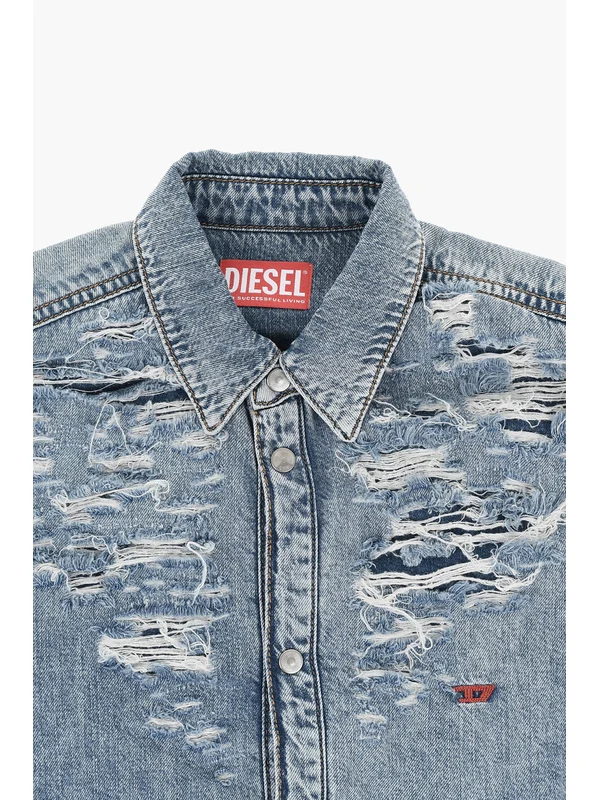 Diesel Blue Dress - Image 3