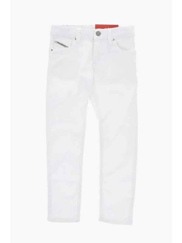 Diesel White Denim Pants - Image 2