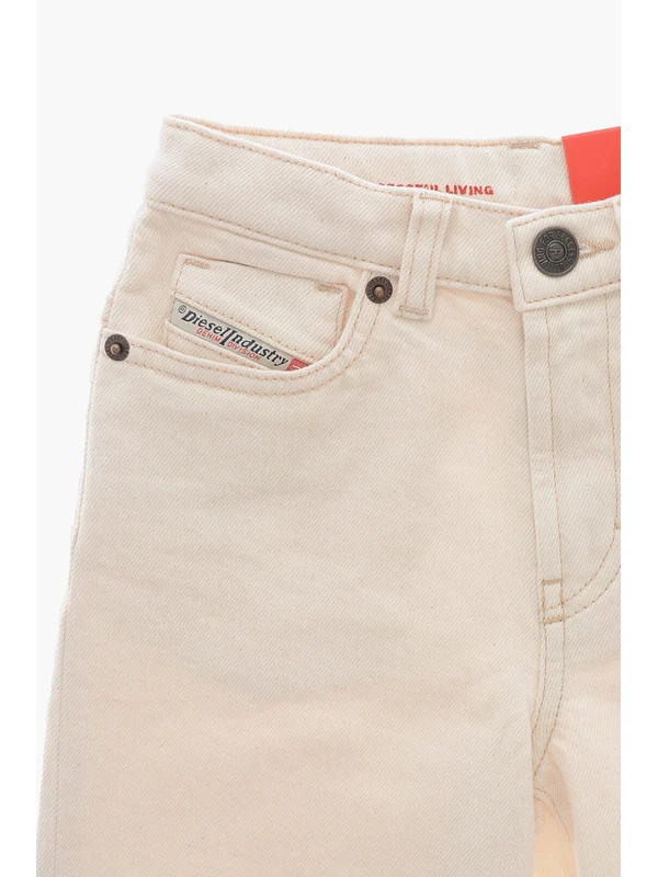 Diesel Beige Denim Pants - Image 3