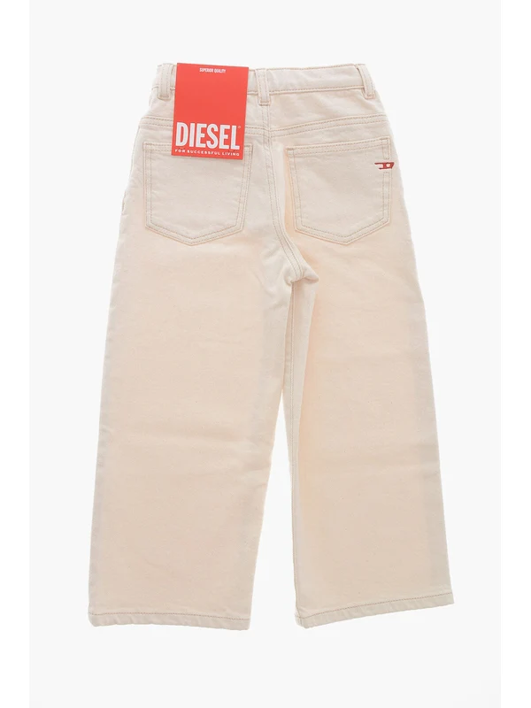 Diesel Beige Denim Pants - Image 4