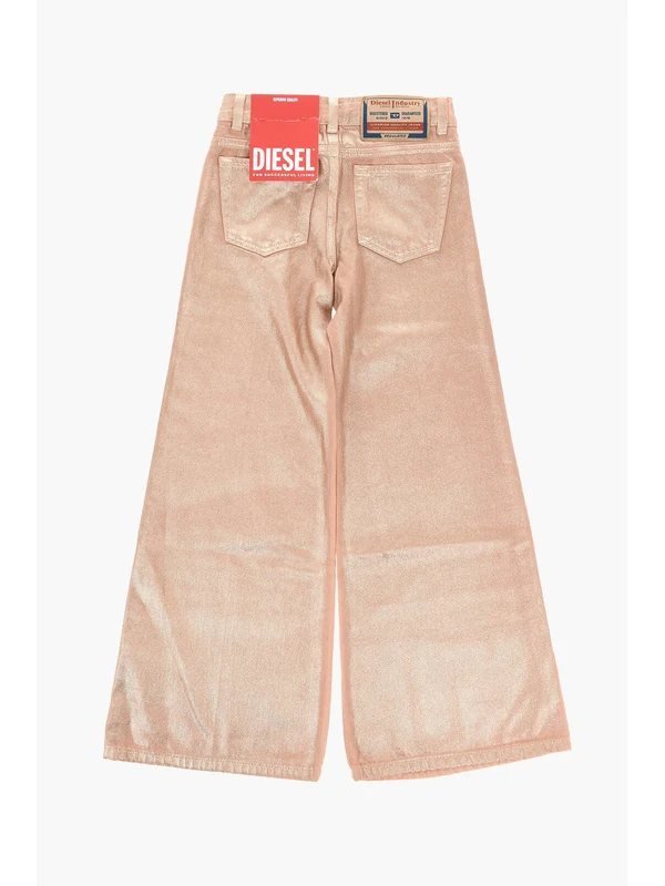 Diesel Orange Denim Pants - Image 4