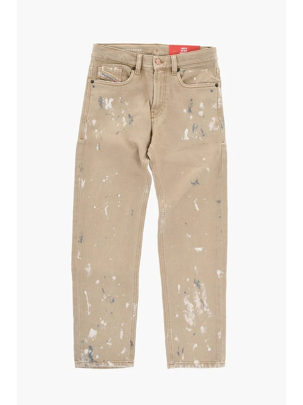 Diesel Beige Denim Pants - Image 2