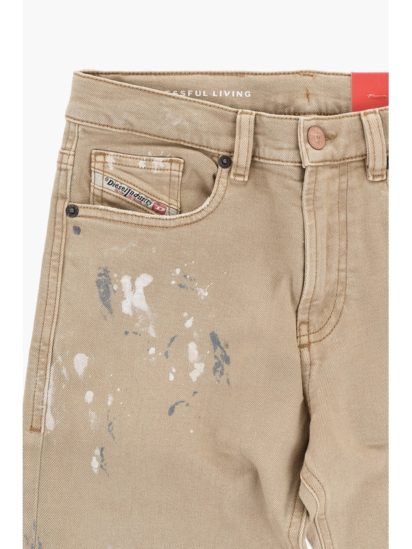 Diesel Beige Denim Pants - Image 3