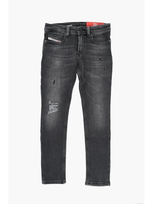 Diesel Grey Denim Pants - Image 2
