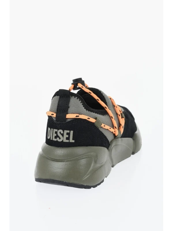 Diesel Kids Green Low Top Sneakers - Image 3